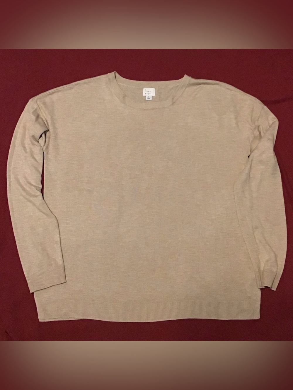 A New Day Lightweight Tan Sweater